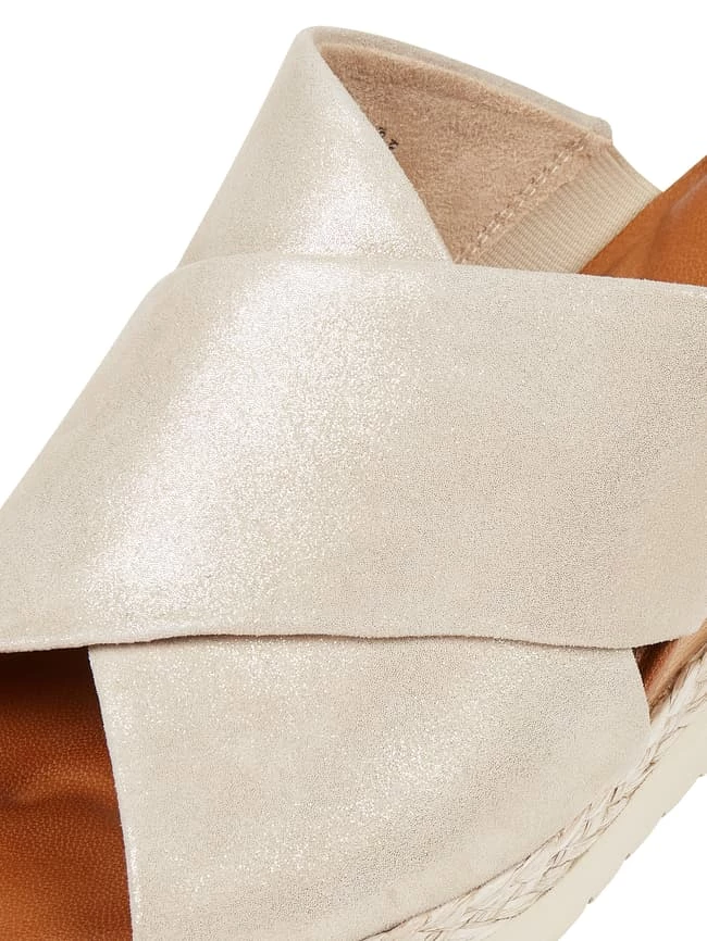 Schlussverkauf ? Tamaris Wedges Aus Leder - Gold ? – Bild 2