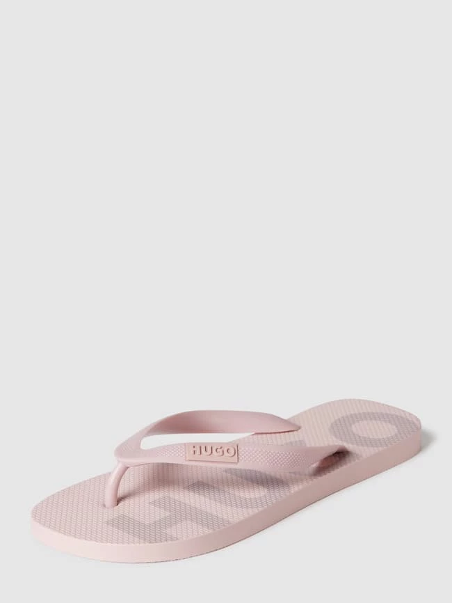 Bestes Angebot ⭐ HUGO Zehentrenner Mit Logo-Print Modell 'Onfire' - Rosé ❤️ – Bild 2