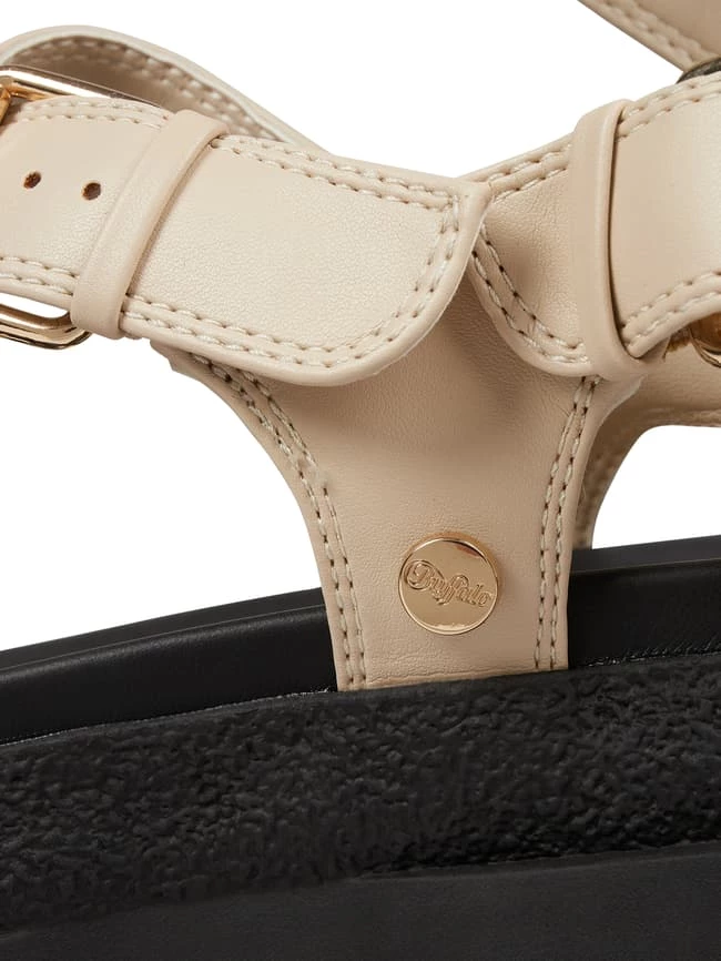 Top 10 ⌛ Buffalo ? Sandalen In Leder-Optik Modell 'Rude Up' - Beige ? – Bild 2