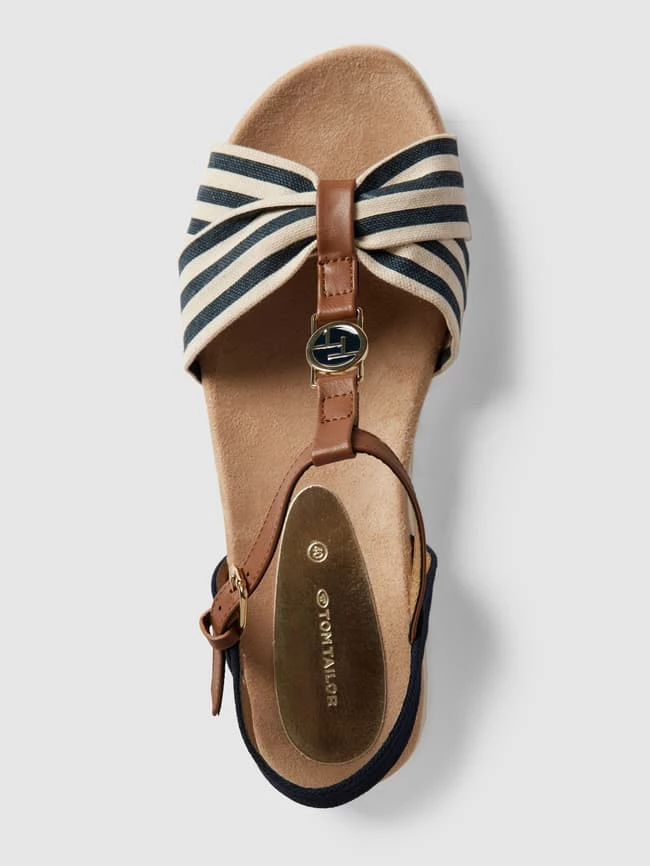 Budget ? Tom Tailor ? Sandalen Mit Label-Detail - Dunkelblau ? – Bild 5