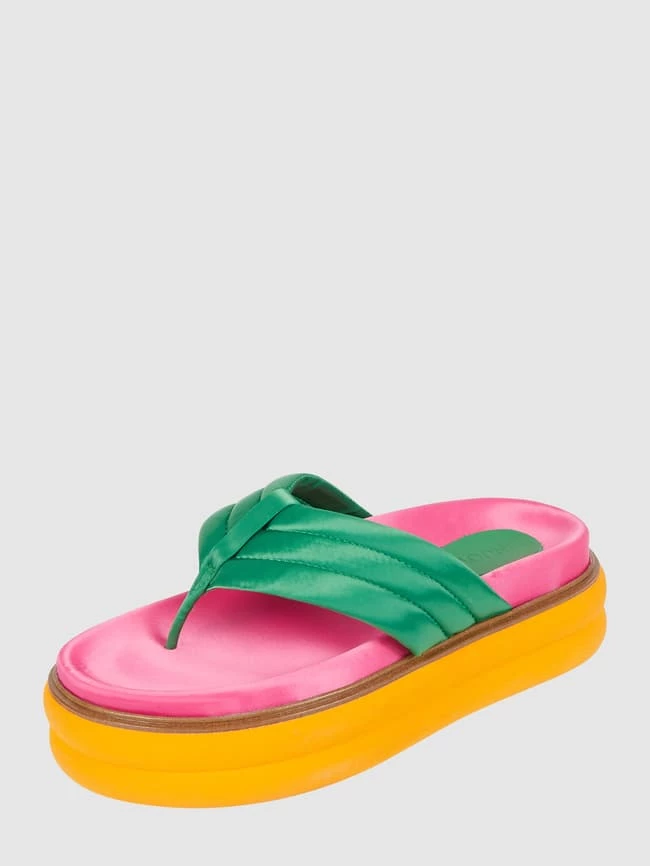 Bestes Angebot ? INUOVO Zehentrenner Mit Plateausohle - Grün ?