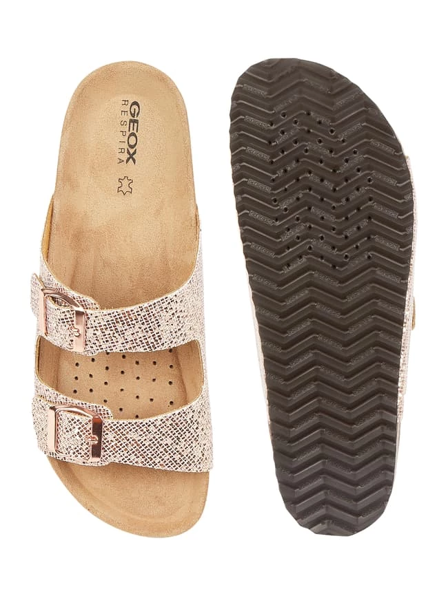 Budget ? Geox ? Sandalen Mit Glitter-Effekt - ROSE GOLD ? – Bild 4