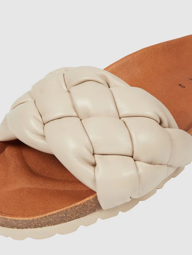 Bestpreis ? Verbenas Pantolette In Leder-Optik Modell 'Rai' - Sand ? – Bild 2