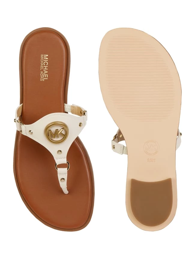 Budget ? MICHAEL Michael Kors Zehentrenner Aus Leder - Beige ? â Bild 5