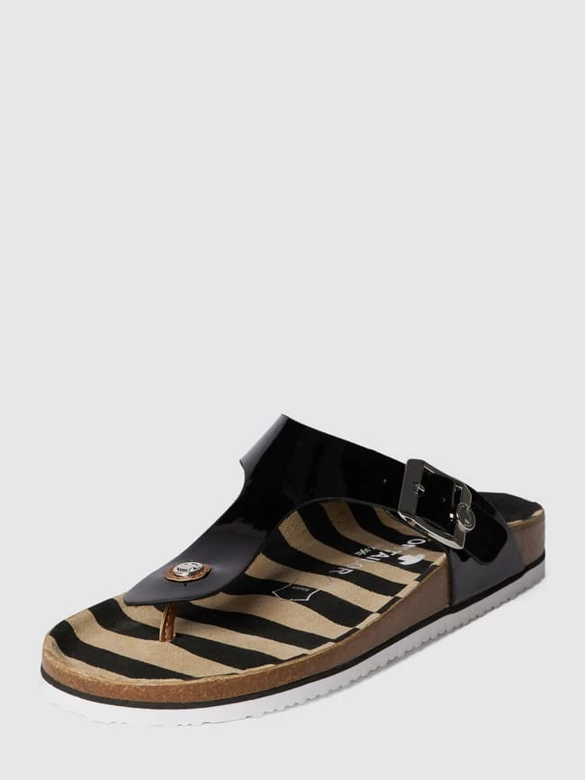 Aktion ⌛ Tom Tailor Zehentrenner In Lack-Optik - Schwarz ? – Bild 2