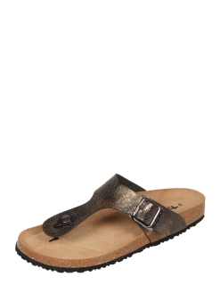 Besorgen ? Tamaris Zehentrenner In Metallic-Optik Modell 'Silver Str.' - Messing ?