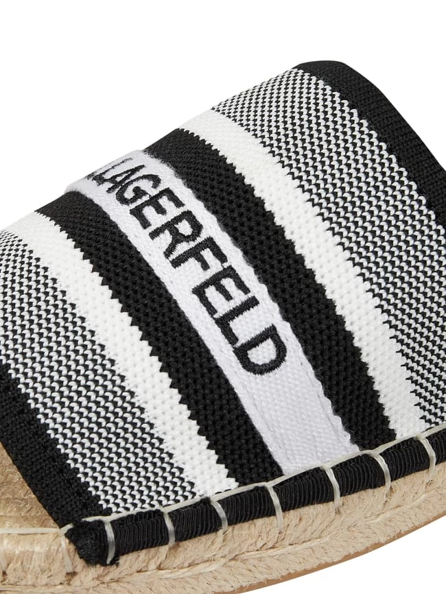 Aktion ? Karl Lagerfeld Pantolette Aus Textil - Weiß ? – Bild 2