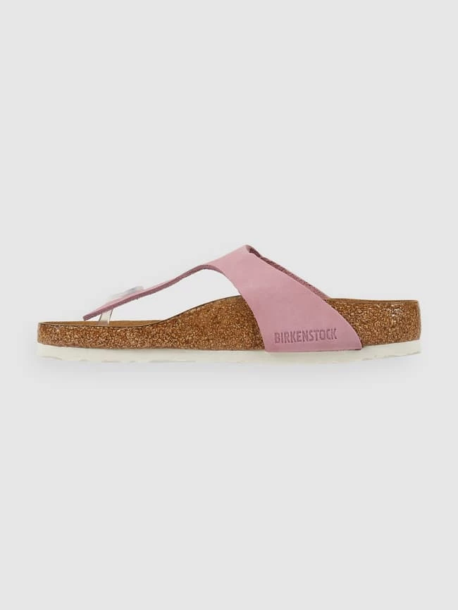 Blitzangebot ✔️ Birkenstock Zehentrenner Aus Nubukleder Modell 'Gizeh' - Rosé ⌛ – Bild 3