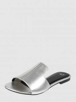 Beste Bewertungen von ? Gerry Weber ? Shoes Pantolette Aus Leder Modell 'Gadera' - Silber ?