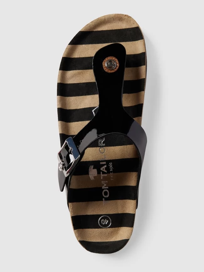 Aktion ⌛ Tom Tailor Zehentrenner In Lack-Optik - Schwarz ? – Bild 5