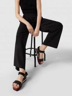 Schlussverkauf ? Tommy ? Jeans ? Sandalen Mit Logo-Patch - Schwarz ?