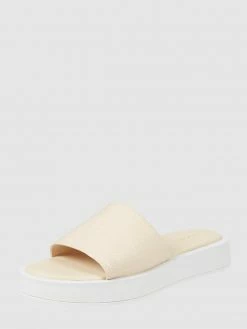 Schlussverkauf ⌛ CK Calvin Klein Pantolette Mit Logo-Muster - Sand ⌛
