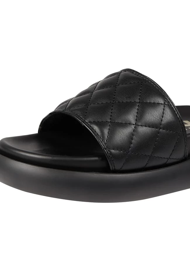 Neu ? Buffalo Pantolette In Leder-Optik Modell 'Rey' - Schwarz ? – Bild 2